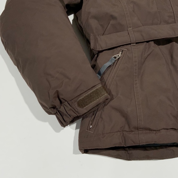 The North Face Brown Goose Down 550 Coat Puffer Jacket Size M - Picture 3 of 6